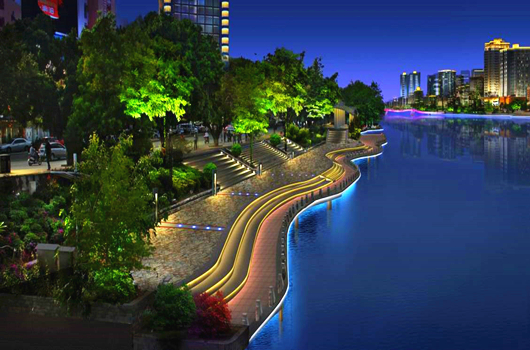 河道夜景灯光亮化工程中要注意哪些问题？