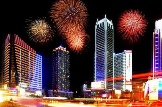 2018元旦始长沙新年全城亮化启动照明每晚点亮