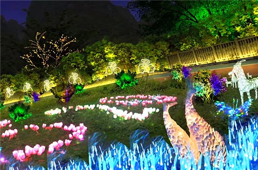 广西南宁旅游小镇景区夜景亮化设计及打造方法