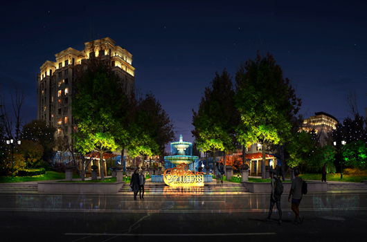 亮化工程使用的是节能LED灯