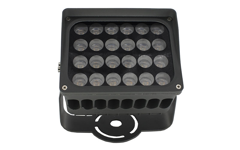 24W户外防水RGB外控投光灯公园景观投射灯