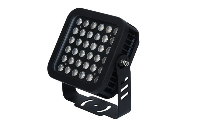 36W户外防水RGB全彩投光灯酒店外墙照射灯