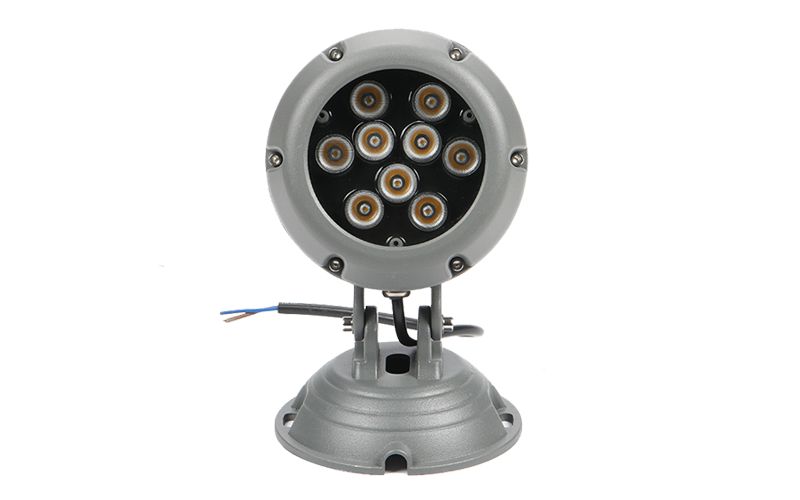 9W户外防水投光灯公园楼体小射灯