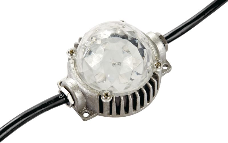 LED铝底座点光源单色七彩点光源10公分工程款