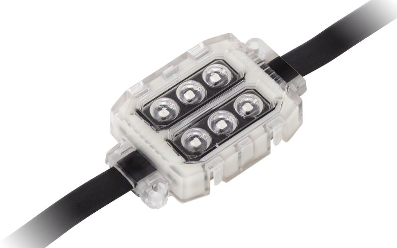 定制工程款LED户外防水点光源亮化门头装饰