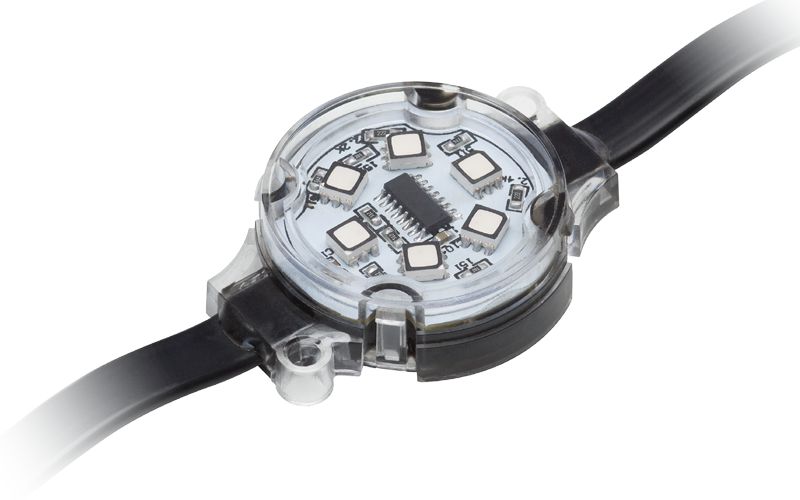 LED户外亮化工程款点光源防水酒店外墙装饰