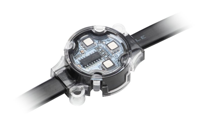 LED二次封装点光源3公分3灯DMX512户外全彩