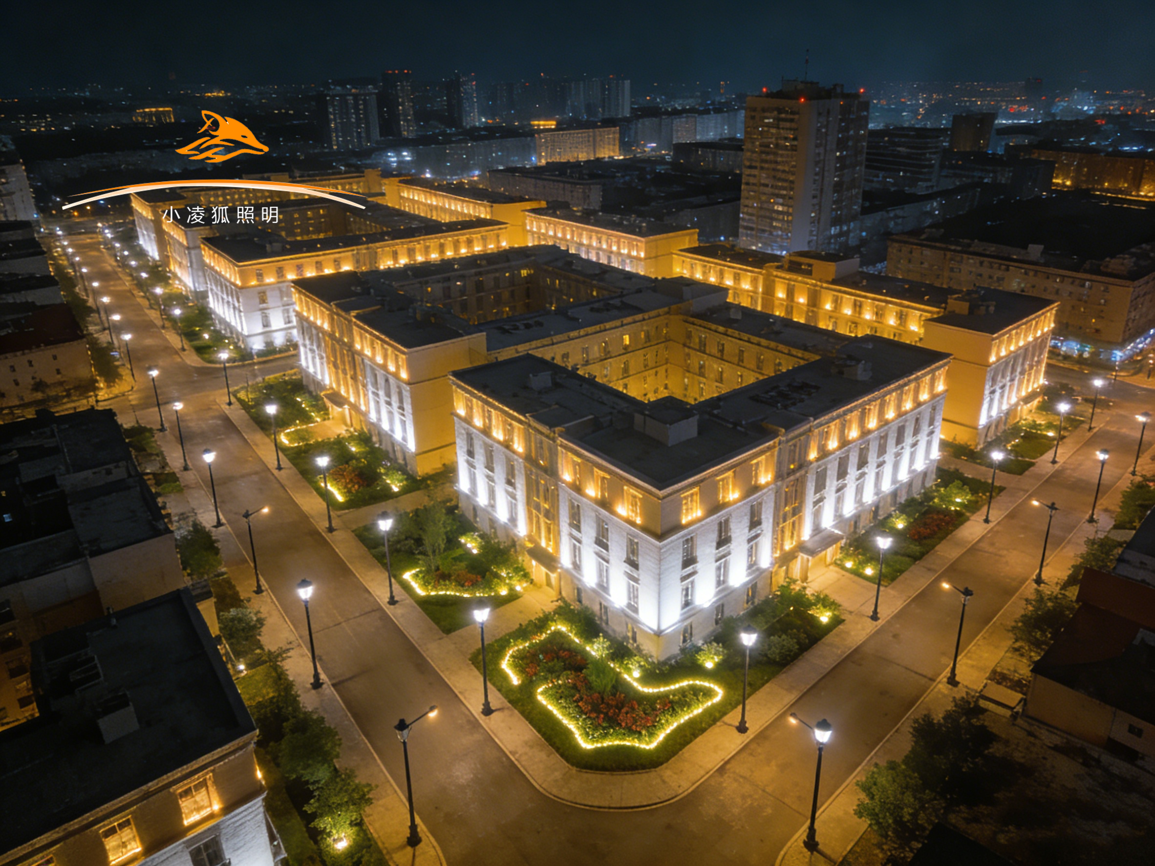 校园户外亮化灯具 深圳九凌光电户外亮化工程灯具厂家安全供应