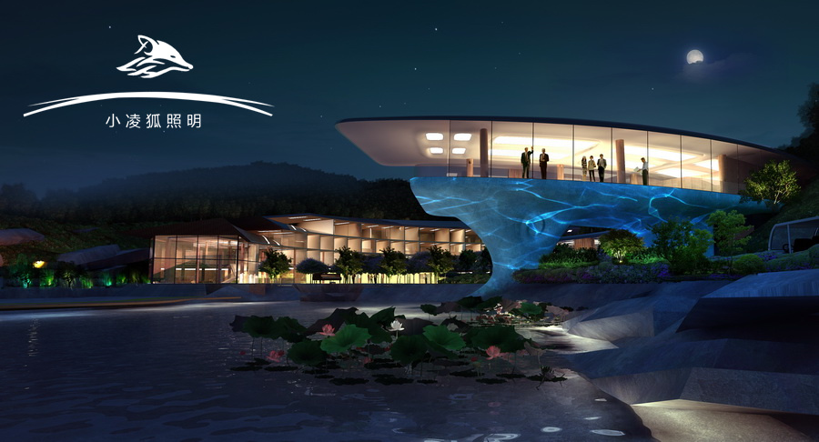 九凌光电 PC 款线条灯源头亮化灯具厂家，广场亮化提升形象