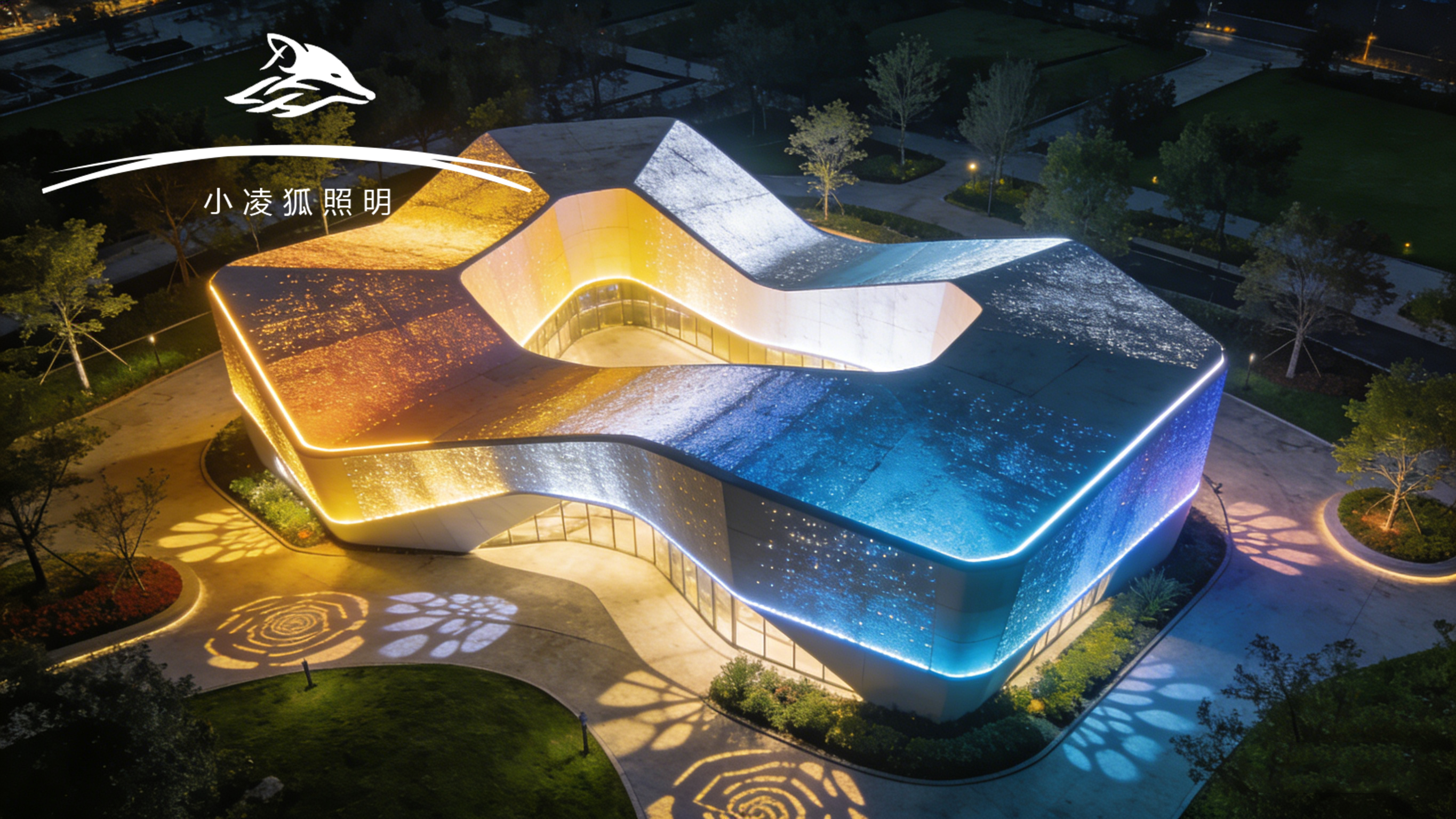 小凌狐照明柔性洗墙灯，快速响应调光适配动态场景