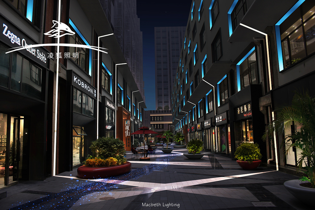 小凌狐照明亮化工程设计方案：科技赋能光影，点亮古街文旅新场景